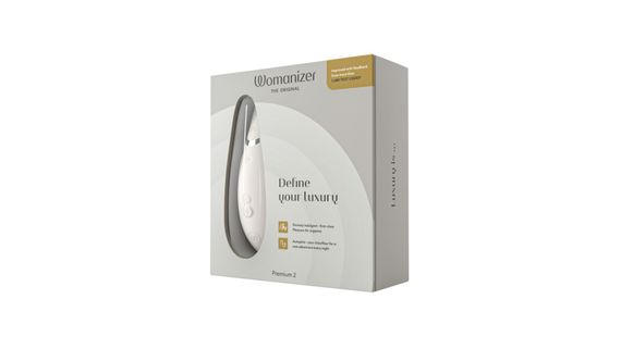 Вакуумний кліторальний стимулятор Womanizer Premium 2 - Grey, функції Autopilot та Smart Silence | Зображення 7