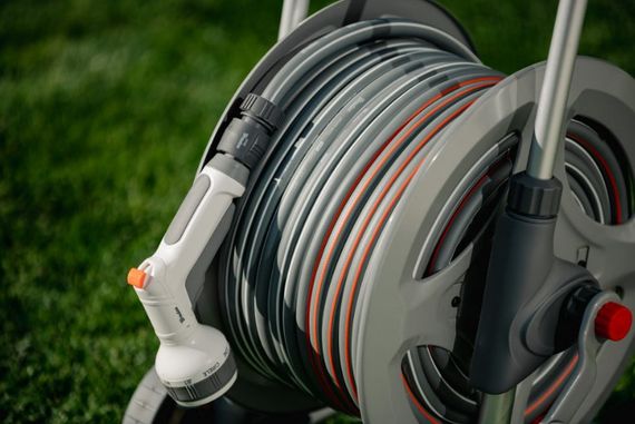 Металевий візок зі шлангом Bradas WHITE LINE 1/2" 20 м та аксесуарами комплект для поливу SILVER PRO SET (WL-AG33320SET1) | Зображення 3