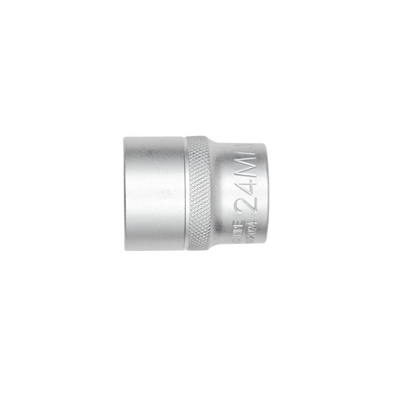 Головка торцева шестигранна, 1/2IN, коротка, SW24, RED STRIPE
