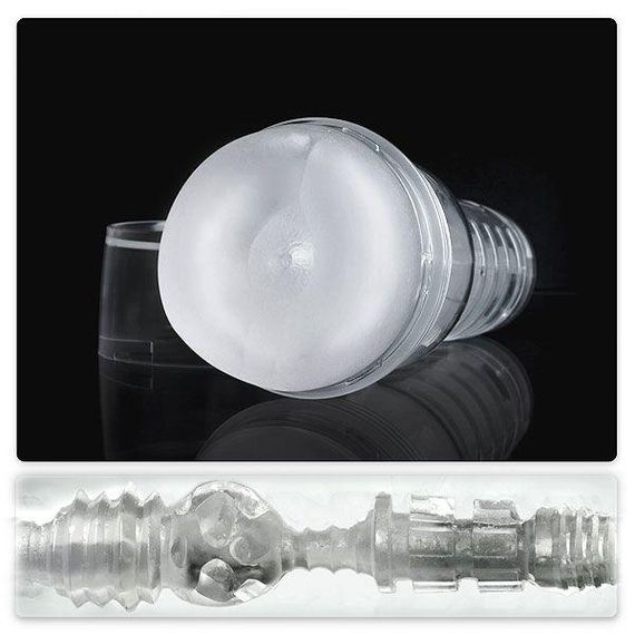 Мастурбатор попа Fleshlight Ice Butt Crystal полупрозорий корпус Sex Aura