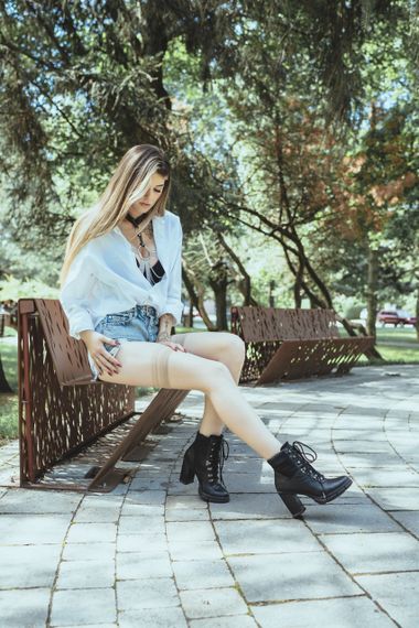 Панчохи літні Omero Aestiva 8 autoreggente, Italy, розміри S, колір avorio (слонова кістка) | Зображення 4