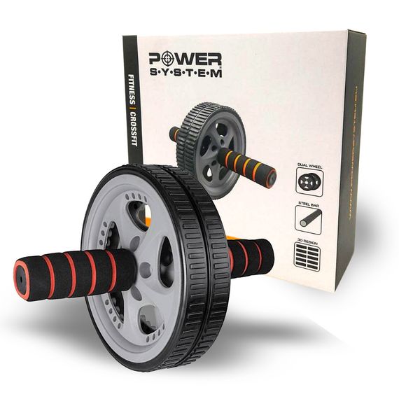 Колесо для пресса Павер систем PS-4006 Power Ab Wheel Grey/Black | Зображення 4