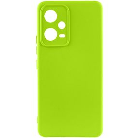 Чехол Silicone Cover Lakshmi Full Camera (A) для Xiaomi Poco X5 5G / Redmi Note 12 5G Салатовый / Neon Green