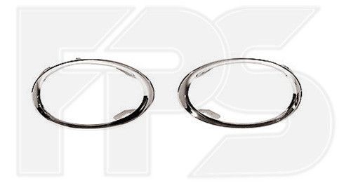 Окуляр решетки бампера левый+правый Renault Megane '14-16 хром (FPS) 261527339R