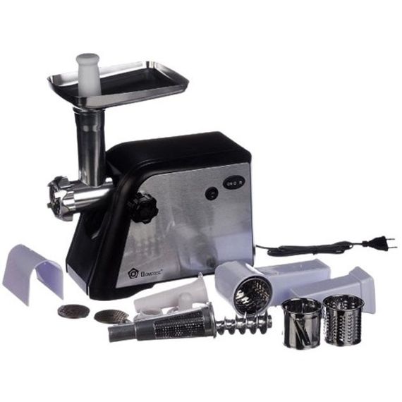 Електрична м'ясорубка Domotec MS-2020 з насадкою для томатів та терками 2600 W | Зображення 1