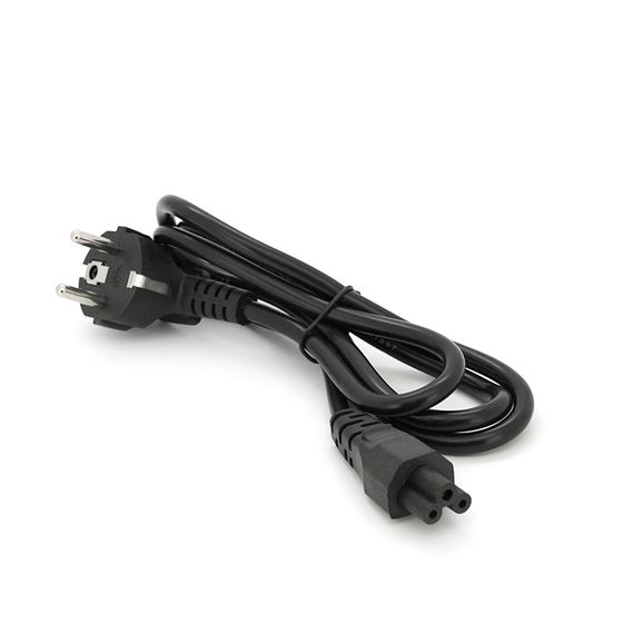 Кабель питания Schuko PC-186 CEE7/17-IEC C5.1.2M,0.75mm,для ноутбука,OEM Q25/300