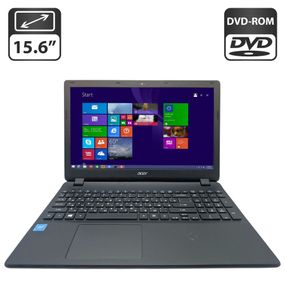 Ноутбук Acer Extensa 2519 / 15.6" (1366x768) TN / Intel Celeron N3060 (2 ядра по 1.6 - 2.48 GHz) / 8 GB DDR3 / 500 GB HDD / Intel HD Graphics / WebCam / DVD-ROM б/в