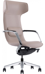 Кресло офисное GT Racer  X-003F LEATHER DARK BEIGE