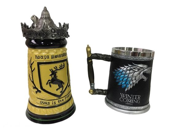 Подарочный набор Кружка Game Of Thrones House Герб Баратеонов Игра Престолов и Winter Is Coming Stark | Зображення 1