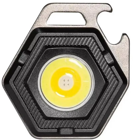 LED ліхтар кишеньковий, Акумуляторний ліхтарик W5128 з Type-c   знижка | Зображення 2