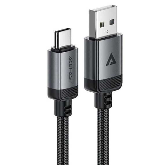 Дата кабель Acefast C20-04 USB to Type-C 3A (1.2m) Black