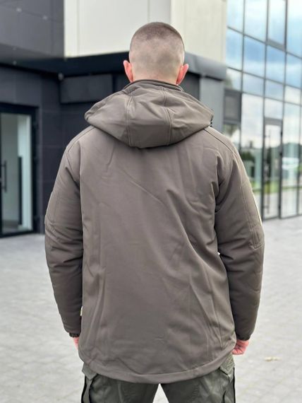 Куртка зимова SoftShell Omni-Heat олива | Зображення 1