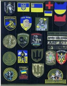 Стенд для шевронов 30*100см (черный)