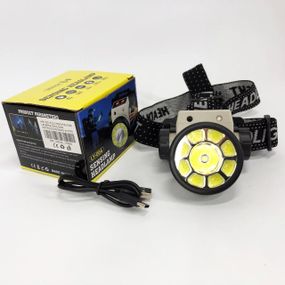 Фонарь на голову со встроенным аккумулятором PLD-LY004-XPE+COB, Фонарик на голову диодный AL-33