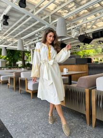 Сукня з вишивкою "Золотий колос"