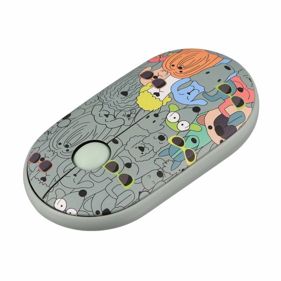 Мишка 2E MF300 PETSDOGS Silent Wireless/Bluetooth Green (2E-MF300WPETSGN) | Зображення 4