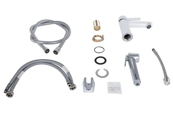 Змішувач для раковини Qtap Grand (з гігієнічним душем) QTGRA272CRW45671 | Зображення 5