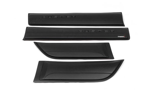 Молдинги V1 (4 шт, ABS) DDU - Україна для Dacia Duster 2018-2024 рр | Зображення 9