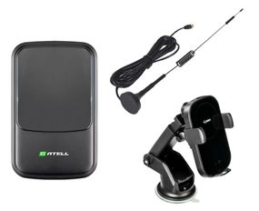 4G інтернет комплект в авто WIFI роутер Satell F3000 + автоантена та автотримач для смартфону (2022592955)