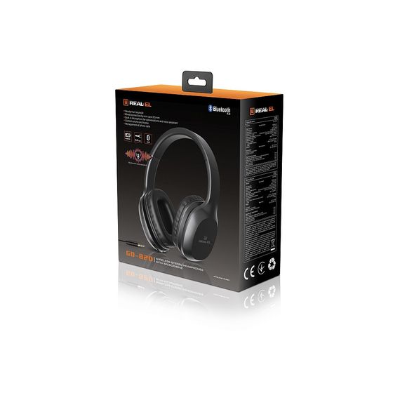 Навушники REAL-EL GD-820 Black | Зображення 9