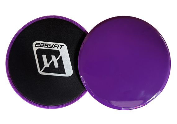 Диски для глайдингу EasyFit фіолетові (пара) (EF-1425-V)