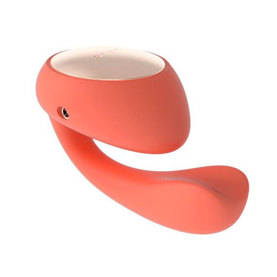 Смарт-вібратор LELO Ida Wave Coral Red, вагінально-кліторальний, технологія WaveMotion, 2 мотори Sex Aura | Зображення 3