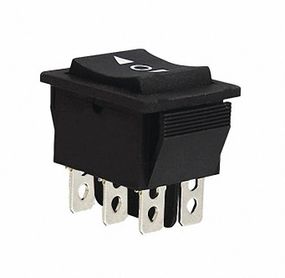 Перемикач KCD2-223 B/B 1 клавіша чорна перекидний 2 повернення Ny95500785