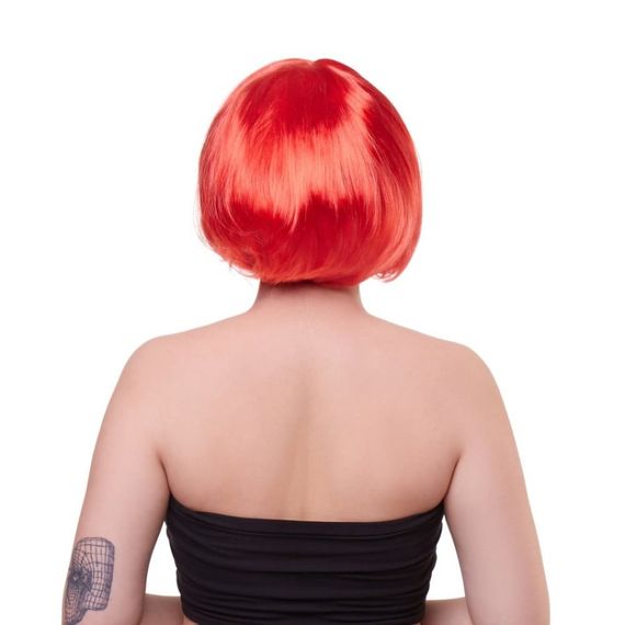 Перука каре з чубчиком Fetish Hair, червоний, 25 см | Зображення 2