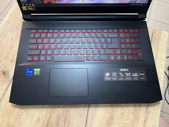 Ноутбук Acer Niro 5 17.3  IPS 144Hz i7 11800H/16Gb/512Gb SSD/RTX 3050Ti-4gb | Зображення 3