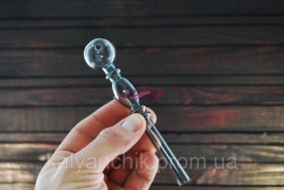 Стеклянная трубка Oil Bubble Gray
