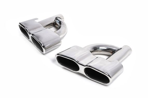 Насадки на глушник AMG C63 для Mercedes C-class W204 2007-2015рр | Зображення 2