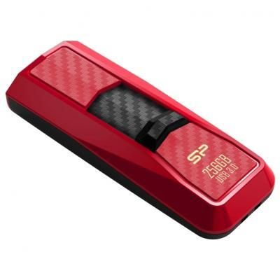 USB флеш накопитель Silicon Power Blaze B50 256 Gb USB 3.0 Red (SP256GBUF3B50V1R) | Зображення 1