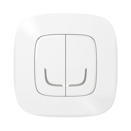 Valena Allure with NETATMO. Умный беспроводной выключатель 2-клавишний.Белый (752587)