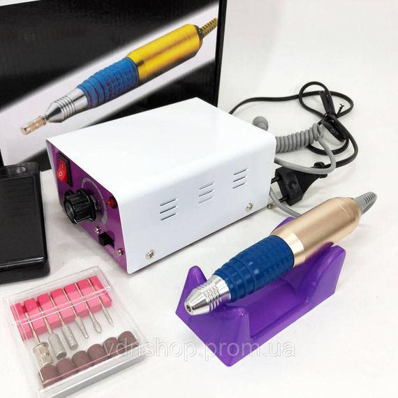 Сильный фрезер для маникюра DM4, Фреза для ногтей и педикюра Фрезер аппаратного маникюра QZ-49 | Зображення 6