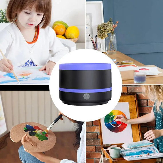 Электрический очиститель кистей для макияжа Makeup brush cleaner LY-609 инструмент для очистки кистей | Зображення 6