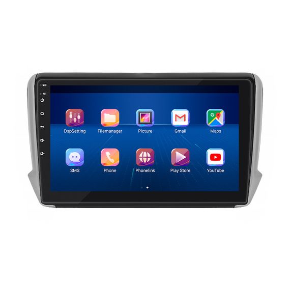 Штатная магнитола 10" Lesko для Peugeot 2008 I 2013-2016 6/128Gb 4G Wi-Fi GPS Top Пежо | Зображення 1