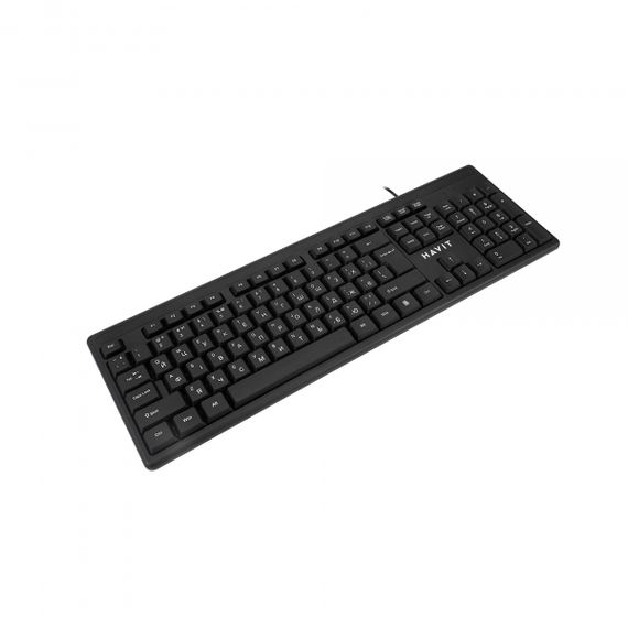 Дротова клавіатура HAVIT HV-KB2001 USB Black | Зображення 1