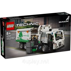 Конструктор LEGO Technic Мусоровоз Mack LR Electric Функциональная модель с механизмом погрузки