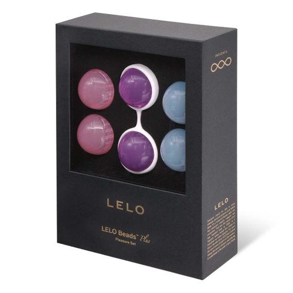 Набор вагинальных шариков LELO Beads Plus, диаметр 3,5 см, изменяемая нагрузка, 2х28, 2х37 и 2х60 г | Зображення 4