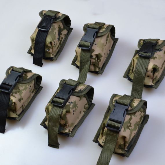 Підсумок під гранату з кордури піксель MOLLE для гранати тактичний YR-73 | Зображення 3
