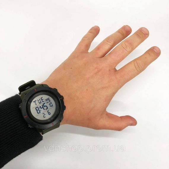 Військові годинники з підсвічуванням SKMEI 1213AG, Фірмові спортивні годинники Спецназ RN-50 | Зображення 6