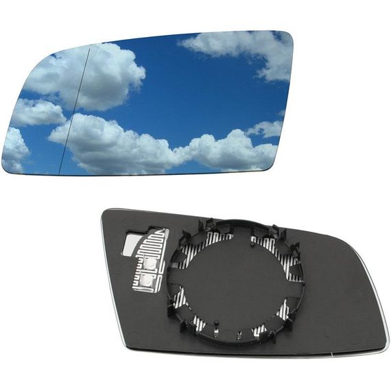 Вставка зеркала левая BMW 5 E60/E61, 2003-2010 с подогревом Зеркало вкладыш левое БМВ | Зображення 2