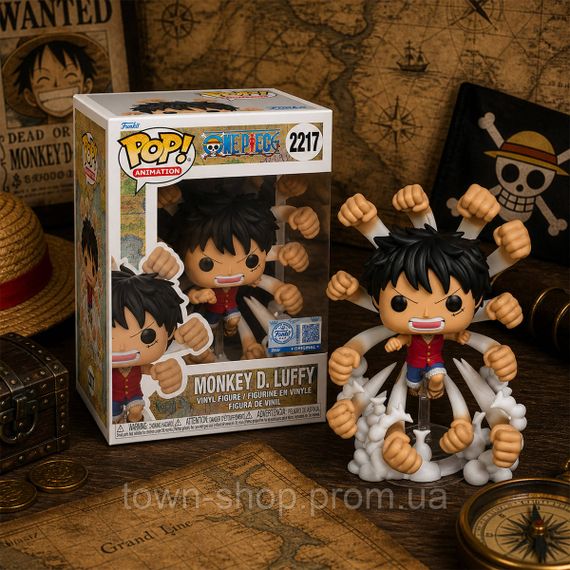 Игровая фигурка Funko POP! серии Большой куш - Луффи (Гому Гому но Гатлинг) | Зображення 2