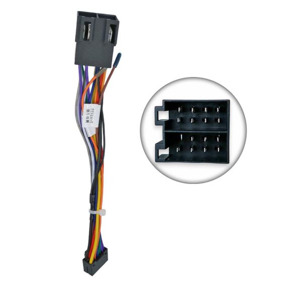 Перехідник живлення серії QIV з адаптером CAN-BUS для Opel QBR-W OP-3504A (дрот)