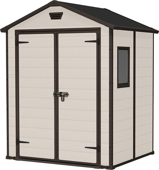 Сарай садовый пластиковый (домик) Keter (Кетер) MANOR 6x5 (17197128) Бежевый
