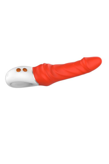 Вібратор реалістичний Dream Toys помаранчевий, 23.1 см х 5.1 см Sex Aura | Зображення 3