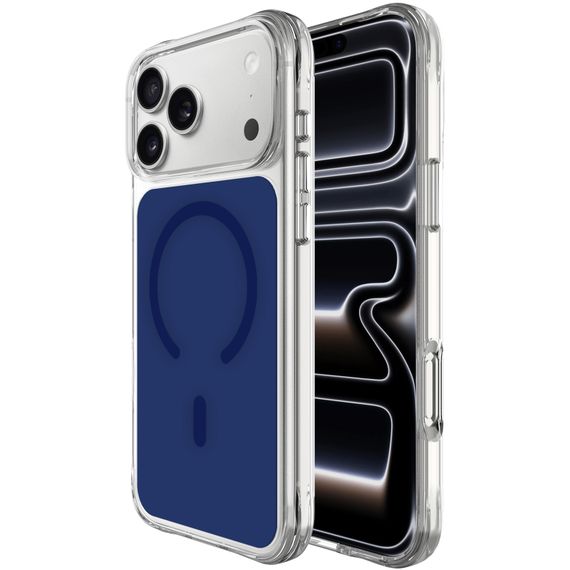 Чохол TPU+PC Space Pure Color with Magnetic Fit для Apple iPhone 17 Pro Max / 18 Pro Max (6.9") Blue