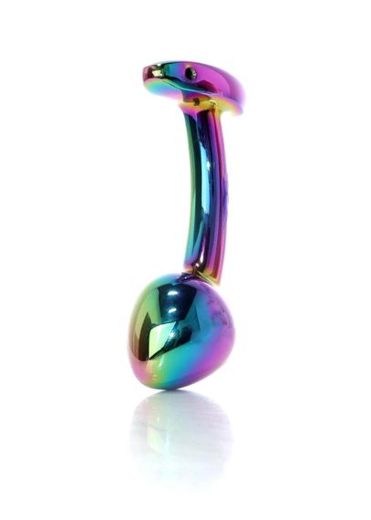 Анальна пробка - Jewellery Multicolour Curved Plug L Sex Aura