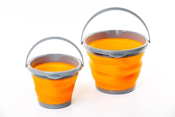 Відро складне силіконове Tramp 5L orange (TRC-092-orange) | Зображення 4