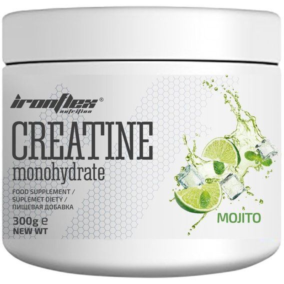 Креатин моногідрат IronFlex Creatine Monohydrate 300 g /120 servings/ Mojito